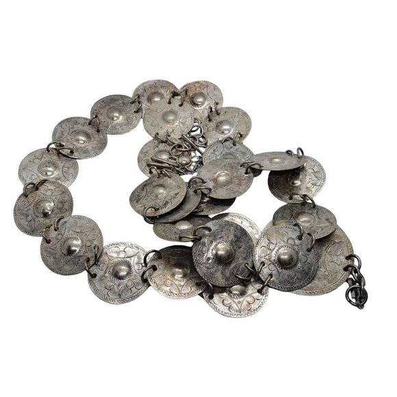 Other - Silvertone Mexico 48" Chain Belt Southwest Horses Western John Wayne Arizona